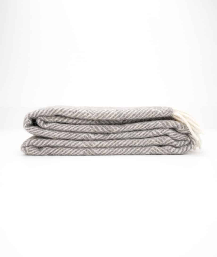 pure scandinavian wool cosy throw blanket