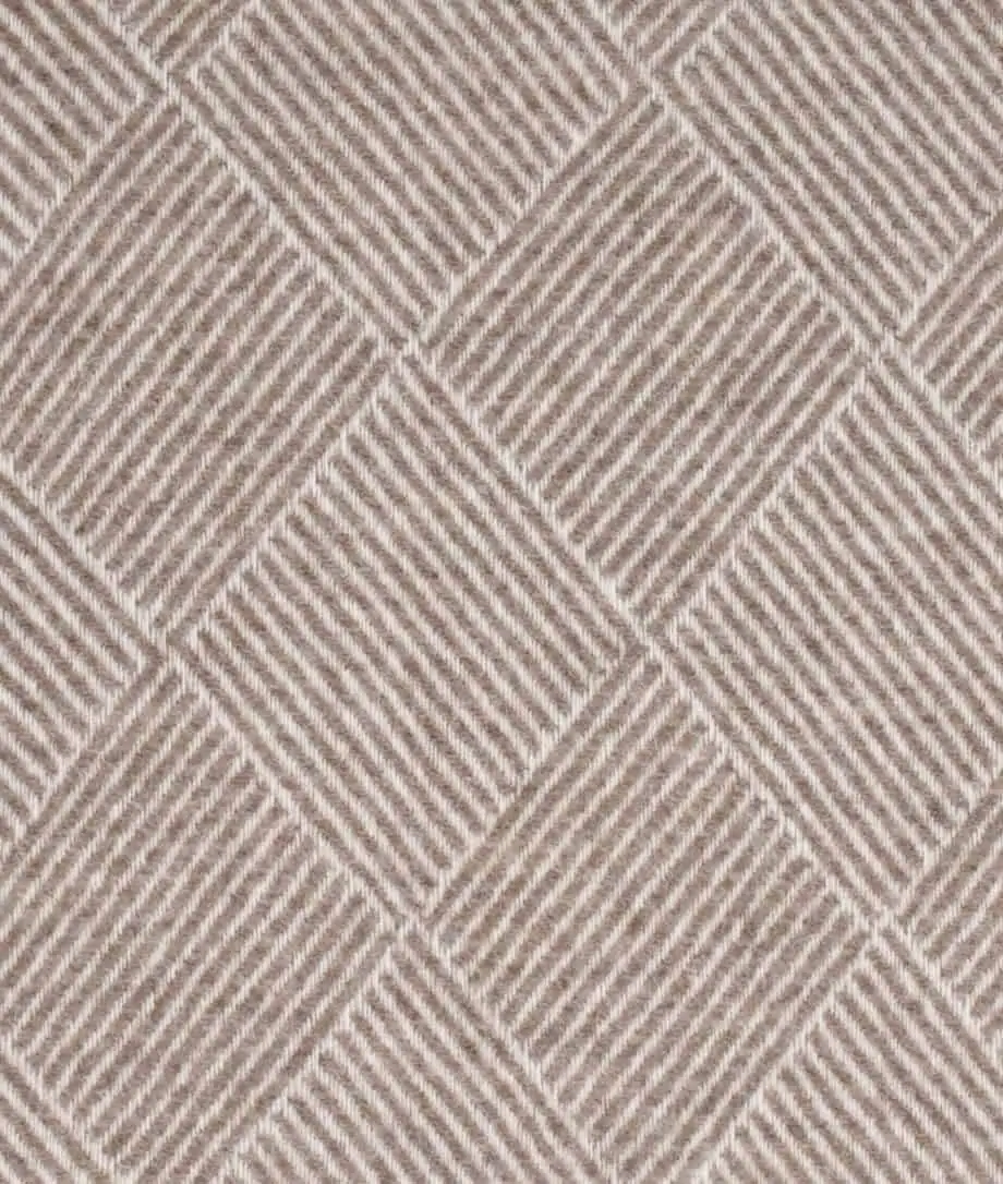 geometric pattern wool blanket