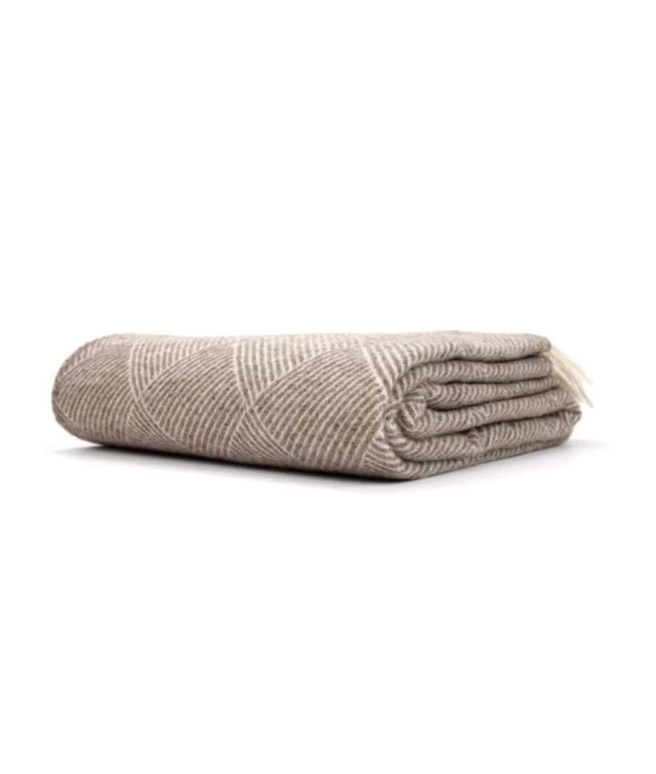 bes quality large size blanket throw in brown colour