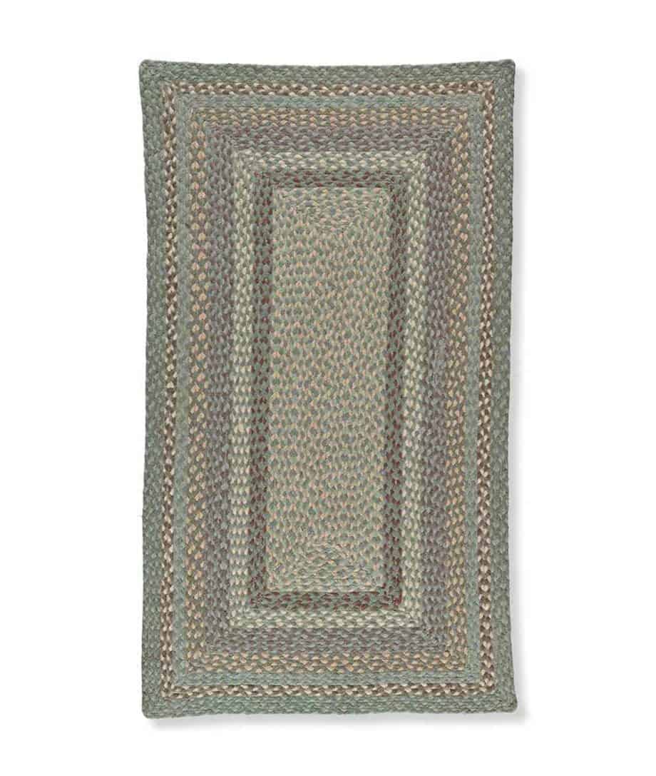 Seaspray rectangle shape rug made from organic jute
