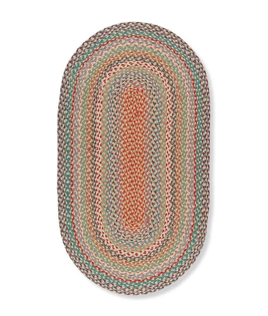 Carnival oval rug