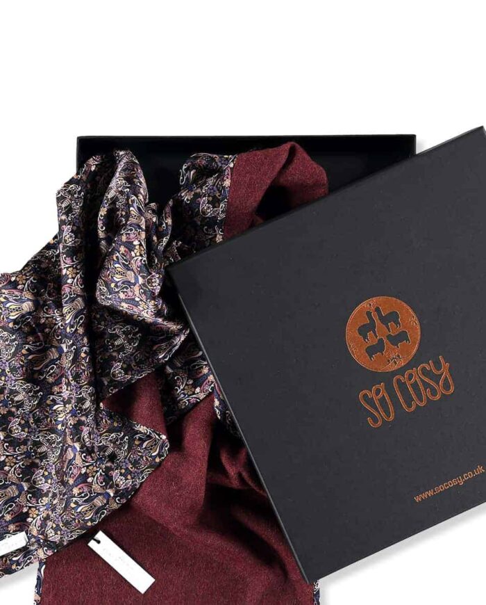 luxury so cosy scarves collection made with liberty fabric queen bee