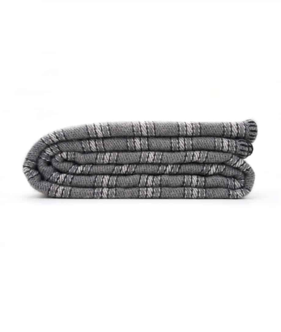 reversible pure cashmere throw blanket