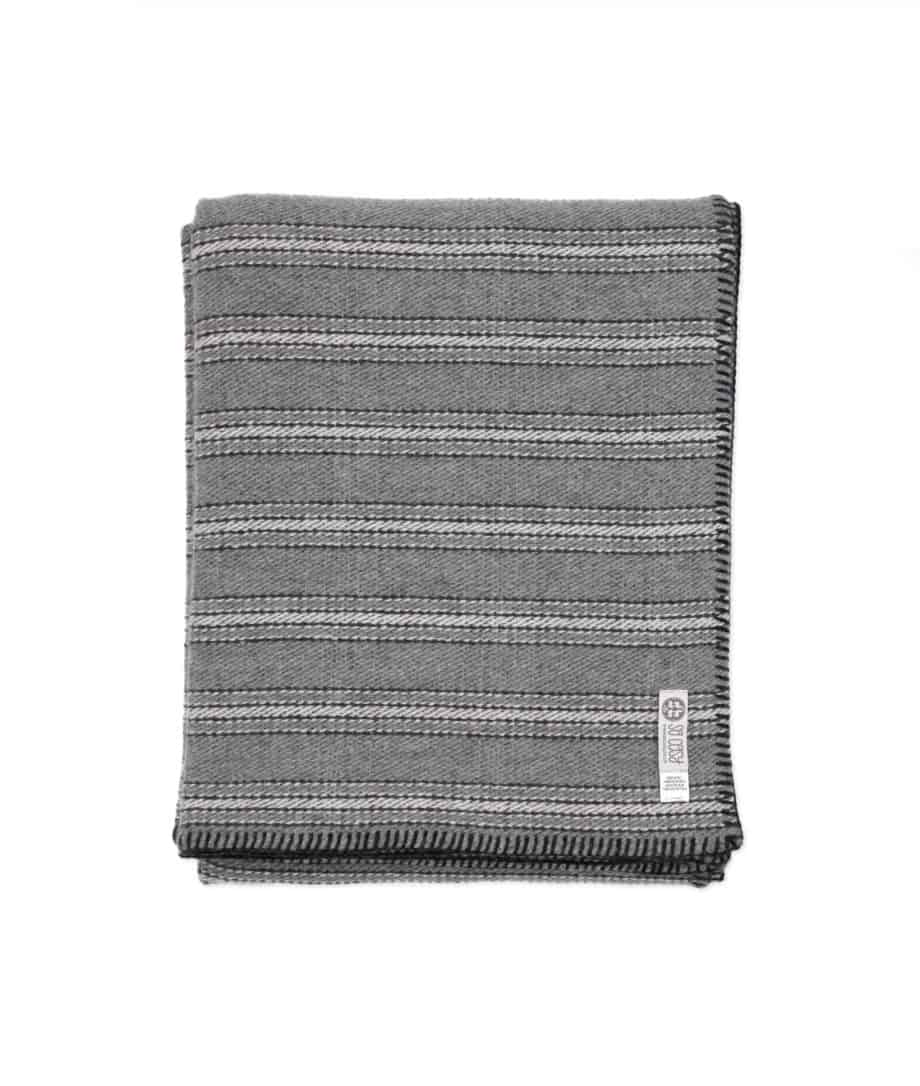 pure luxuriouse cashmere throw in grey colour