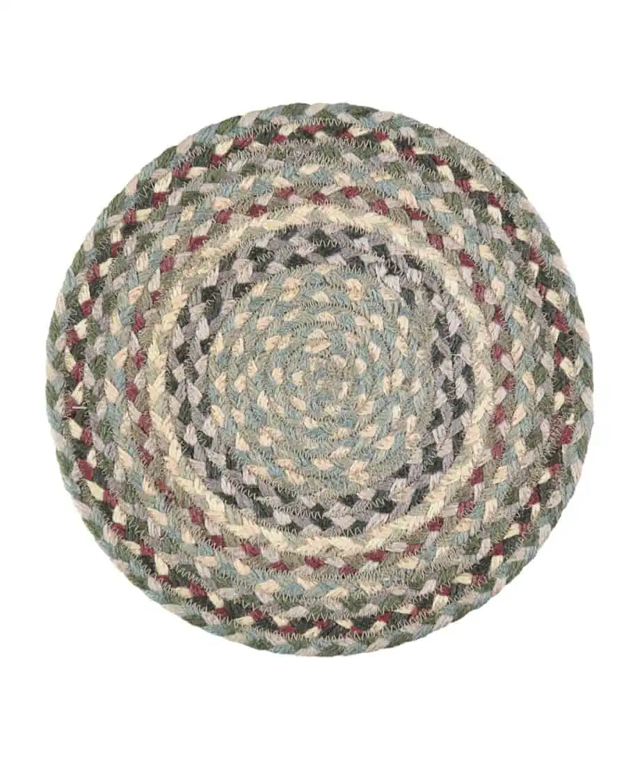 beautiful tundra colour six placemats in a basket so cosy products online