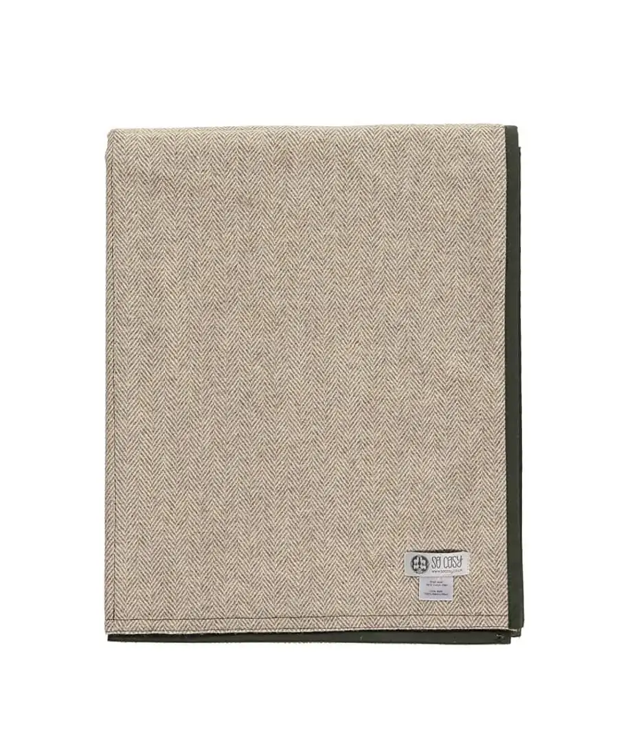 quality-picnic-blanket-eco-wool-wax-cotton-olive-green