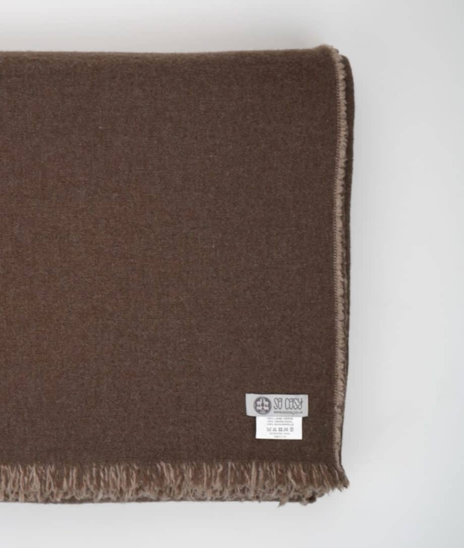 luxury soft merino wool large bedspread