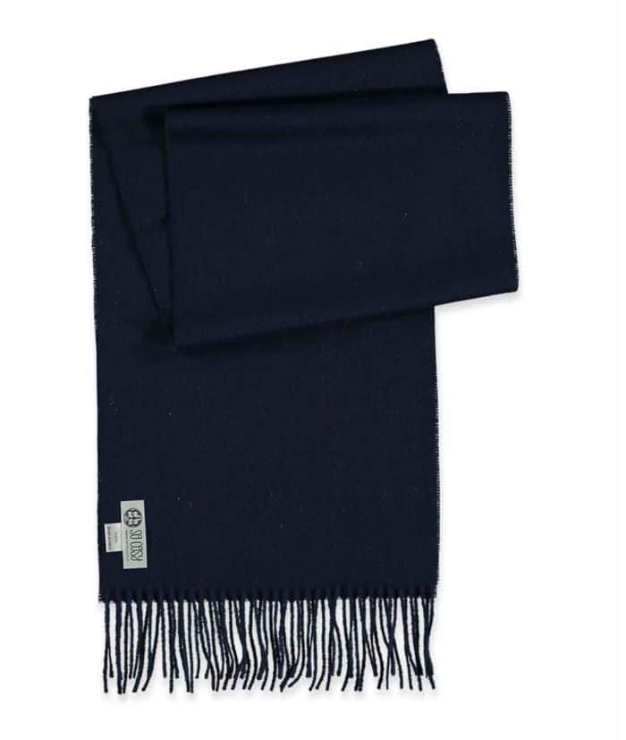 toni scarf in dark navy colour made from baby alpaca wool