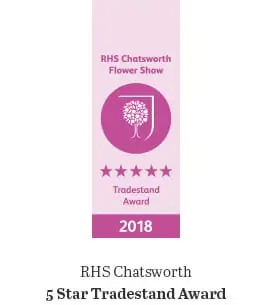 RHS Chatsworth 5 Star Trade stand Award