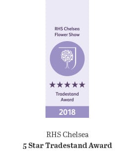 RHS Chelsea 5 Star Trade stand Award