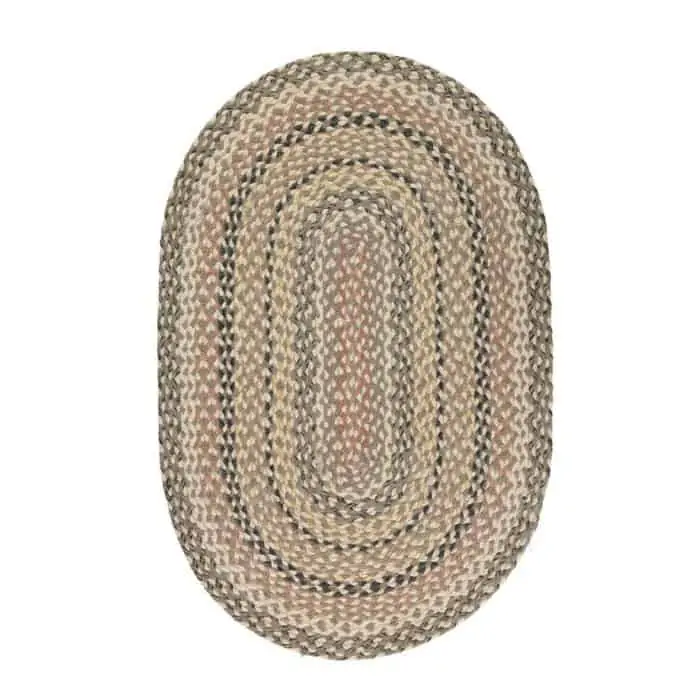 Granite oval rug