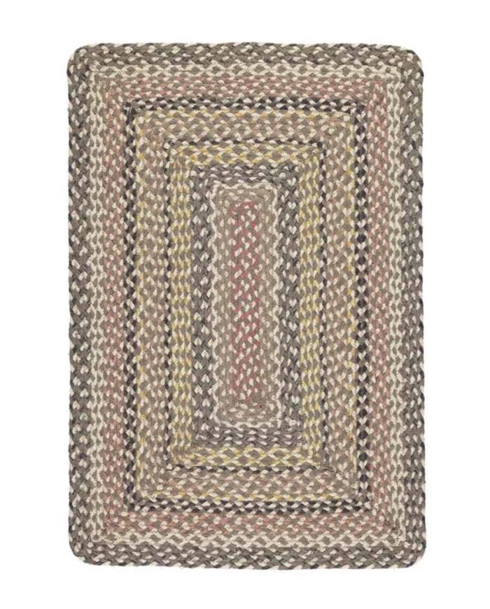 Organig Jute carnival colour rectangular shape rug