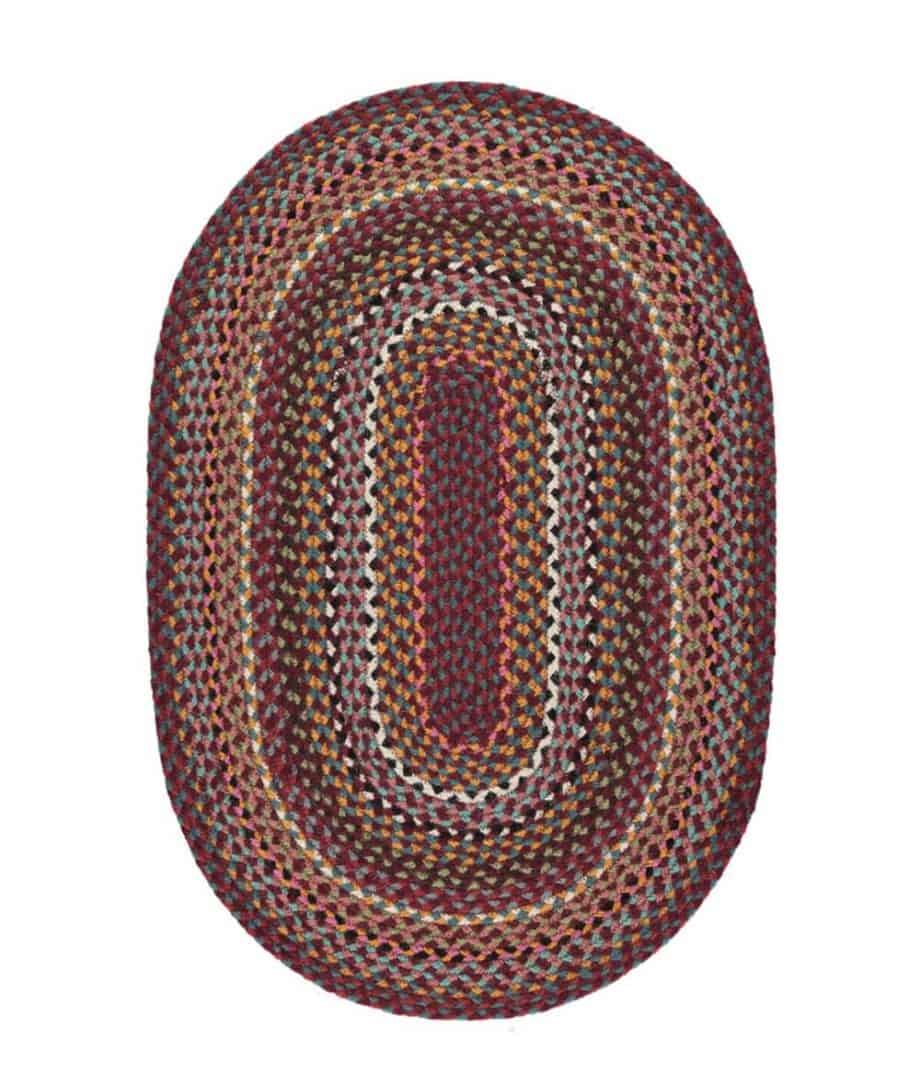 Shiraz oval rug