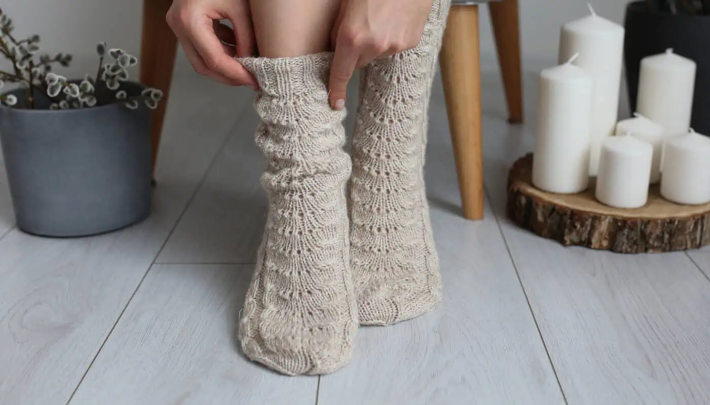 warm so cosy hand knitted socks