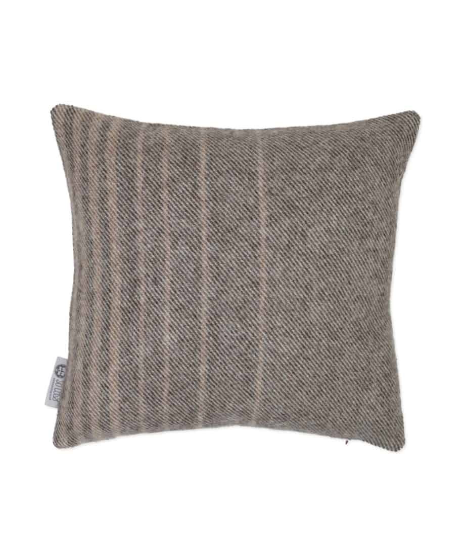 soft wool cushion is stripy design