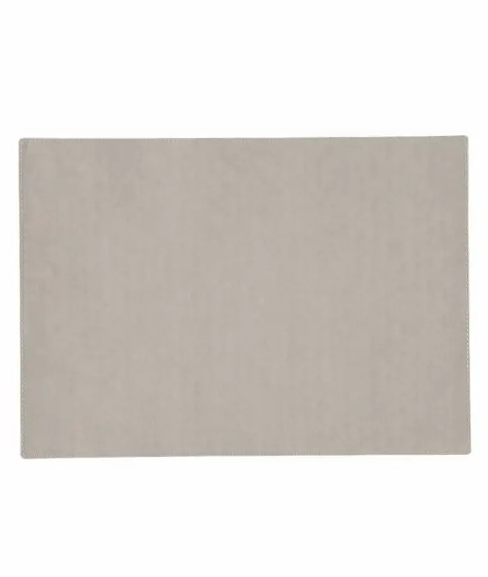 washable paper rectangular placemat in grey