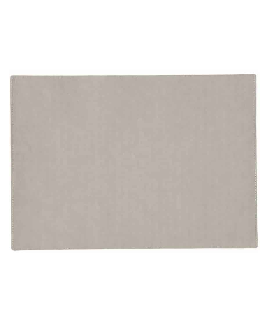 washable paper rectangular placemat in grey