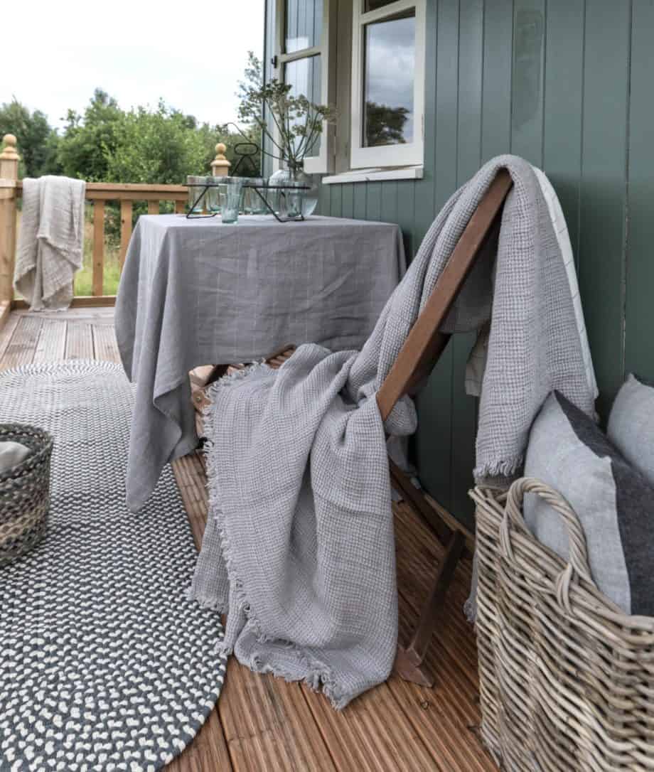 cosy luxury linen cosy blankets and throws