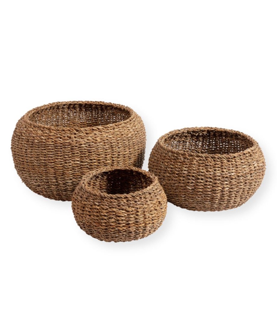 abaca fibre baskets