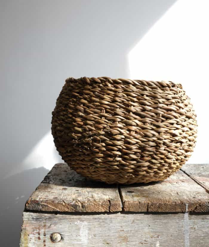 organic handmade hogla basket