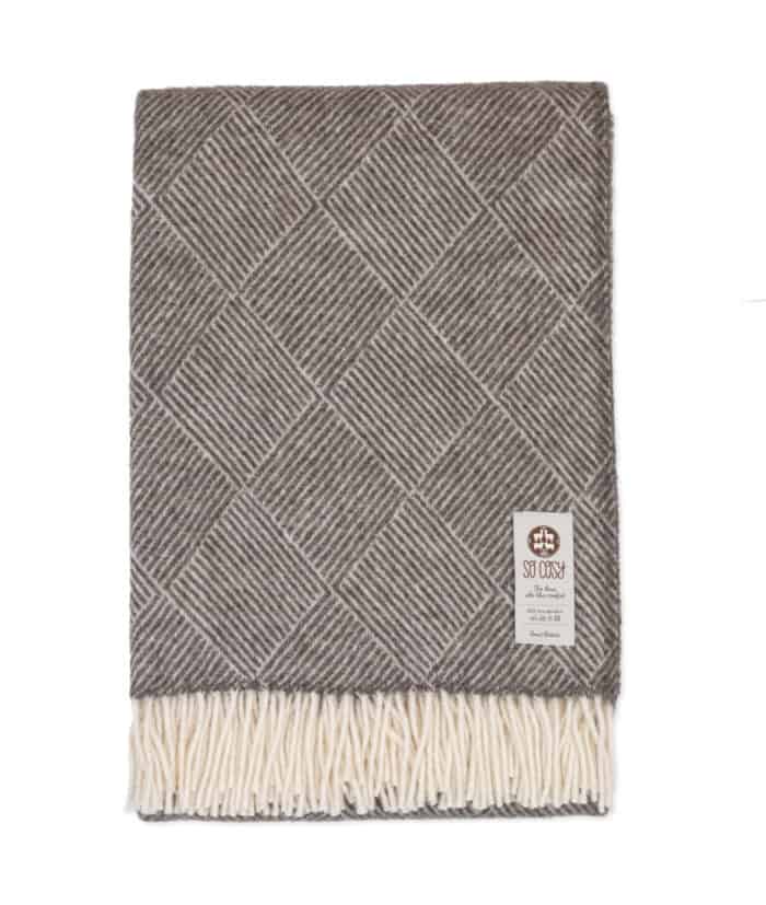 soft pure wool cosy throw
