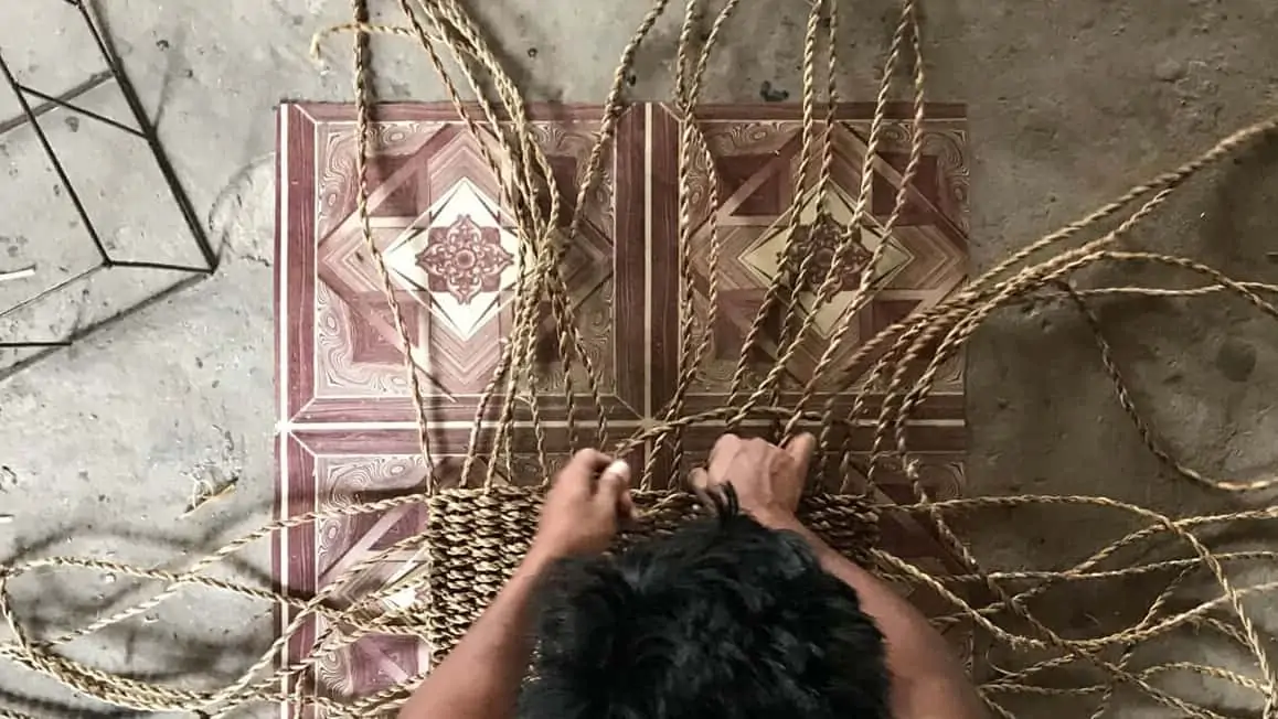hogla baskets weavers from dhaka 