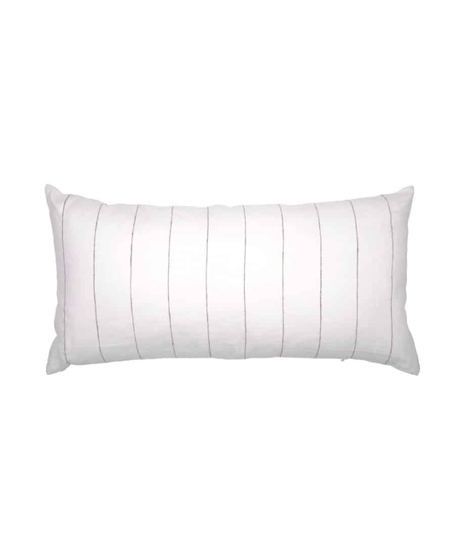 off white cushion pure linen