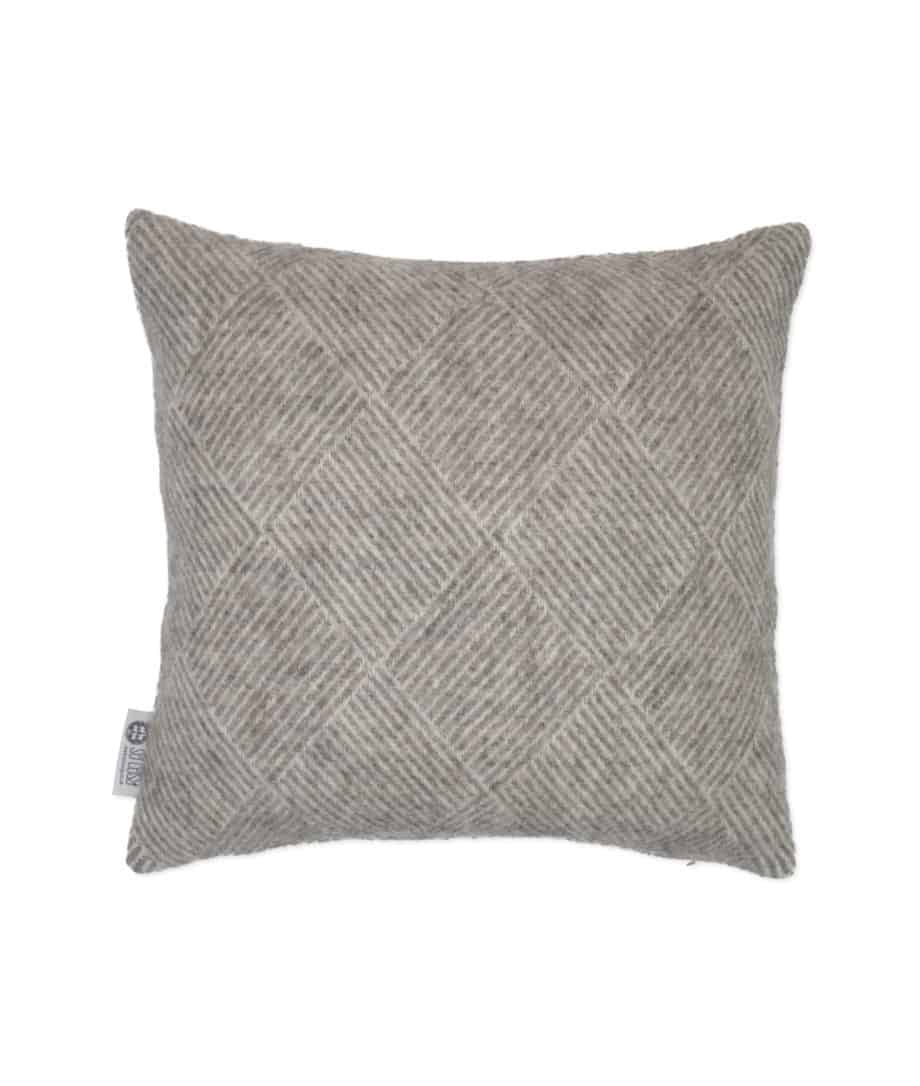 derry cosy cushion made from undyed eco friendly wool