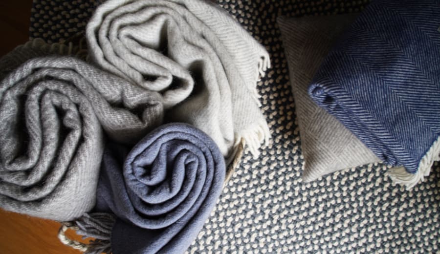 so cosy natural wool blankets and throws