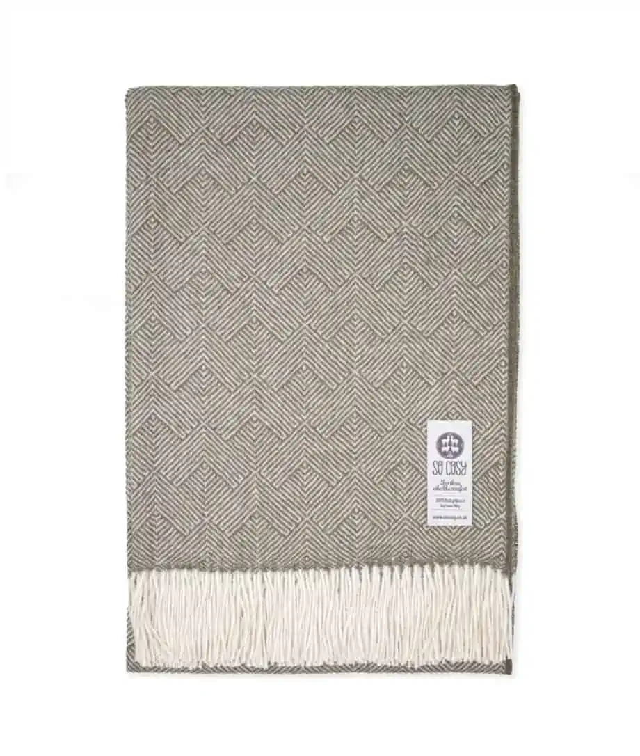 so cosy throw wrap or blanket made from soft alpaca wool