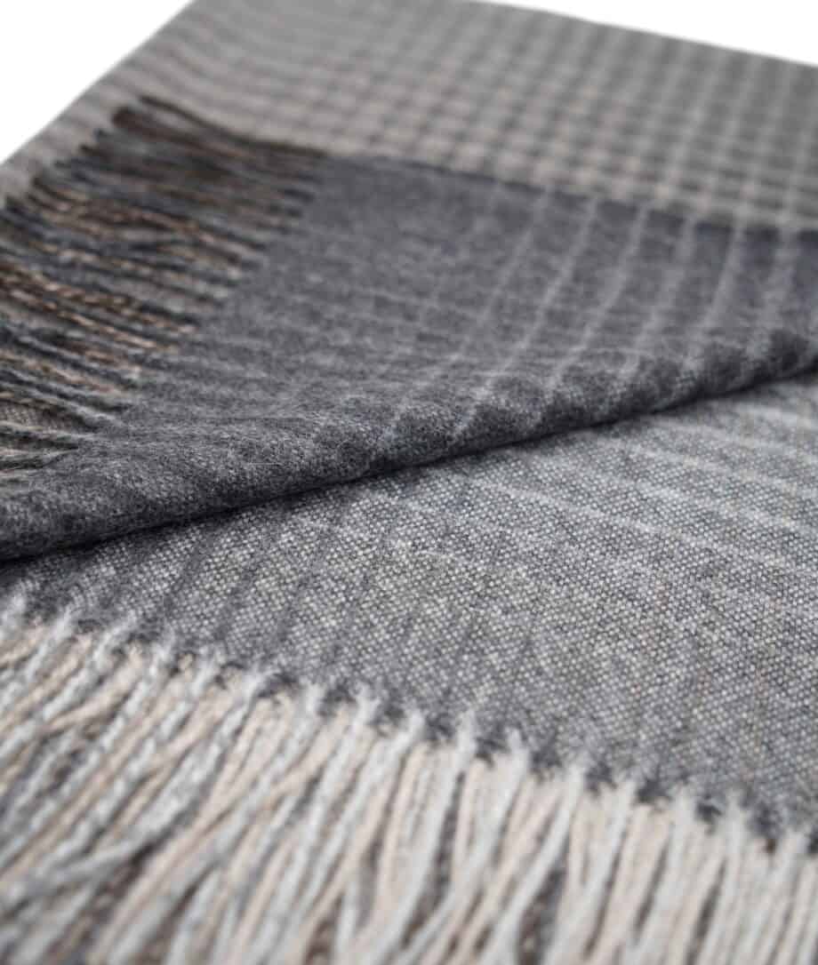 the best quality grey brown shades pure alpaca wool cosy throw blanket
