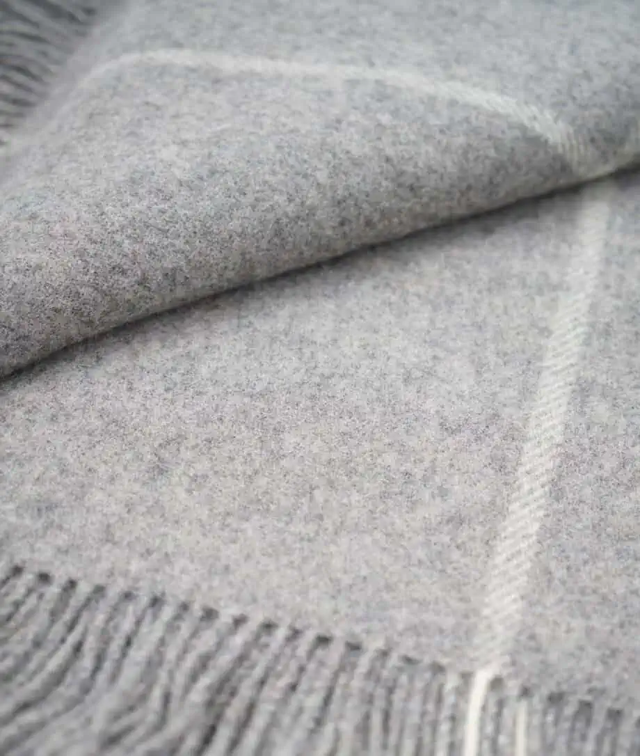 cosy grey throw blanket