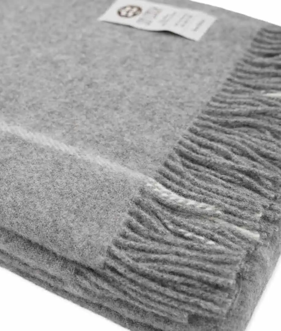 Scandinavian pure wool so cosy large size throw blanket online