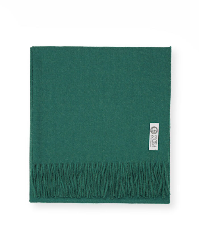 evergreen lilly soft peruvian alpaca wool green shawl