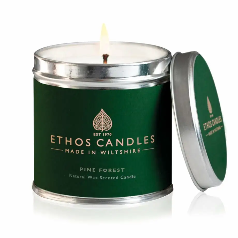 Ethos naturals pine forest candle