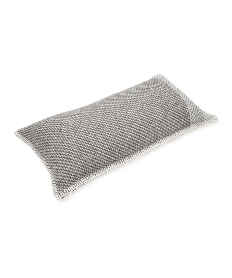 Derby Grey Brown pure wool landscape shape cushion