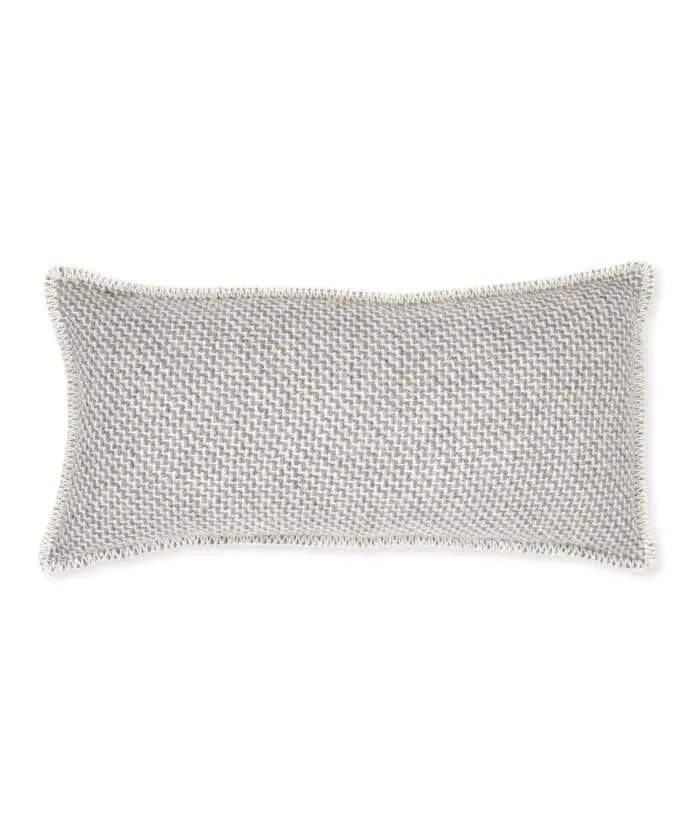 Derby pure new wool zig zag pattern landscape shape cushion
