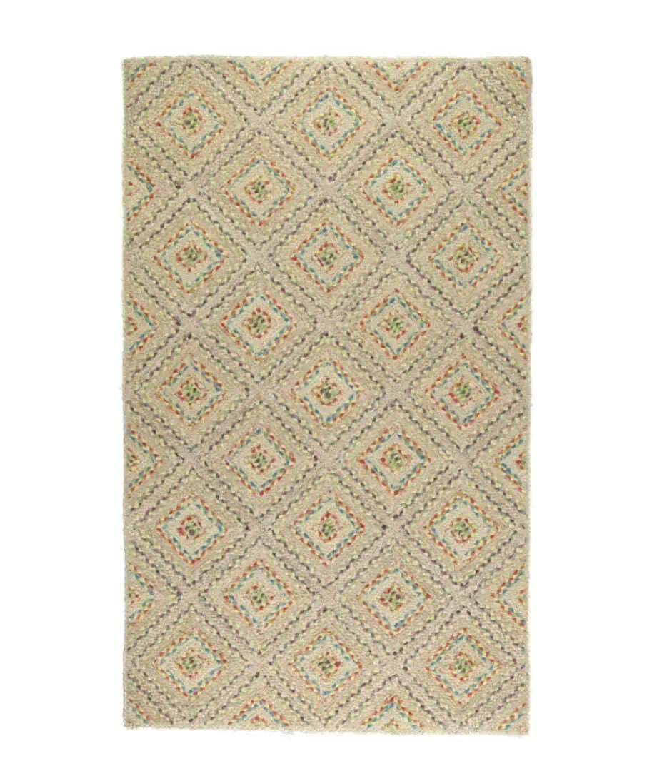 carnical mosaic organic jute rectangular rug