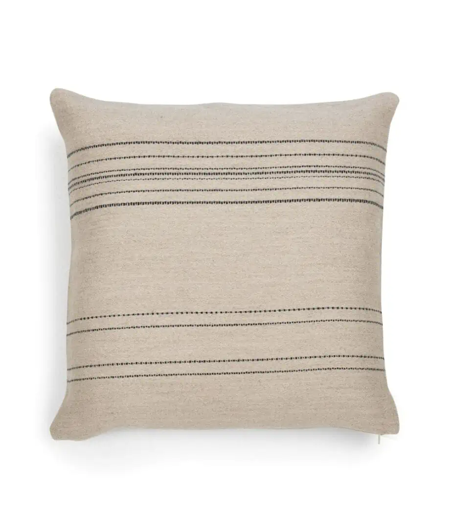 marrakesh linen and wool blend large cushion