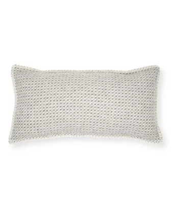 Dakota so cosy merino wool cushion in earthy shades grey cream taupe