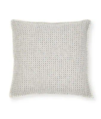 Dakota natural shades grey taupe cream cosy merino wool large cushion