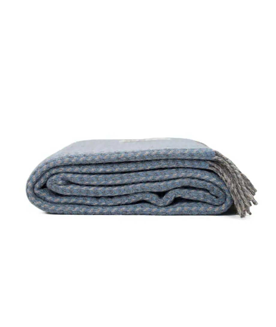 Dakota cosy merino wool sofa bed throw blanket
